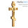  Крест деревянный восьмиконечный, с выжиганием, на липучке, высотой 10 см (в уп. - 10 шт.), фото 3 