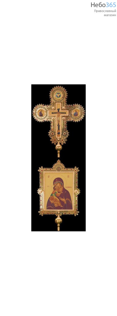  Крест-икона № 12 а запрестольная выпил гравировка живопись золочение камни, фото 1 