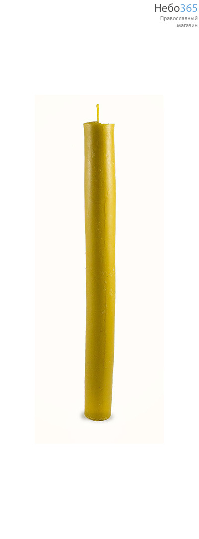  Свеча диаконская восковая гладкая воск 100 %, длина 38 см., фото 1 