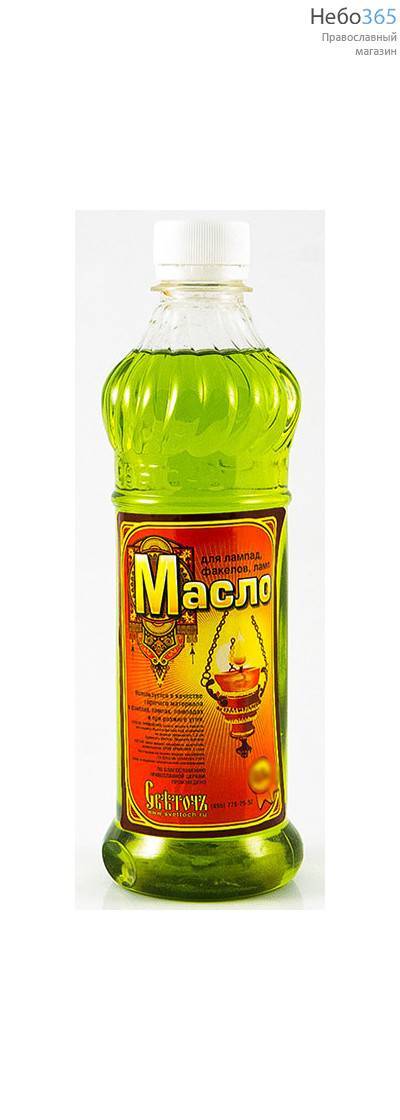  Масло для масляных ламп Посадское, 0,5 л, цвет:зеленый, фото 1 