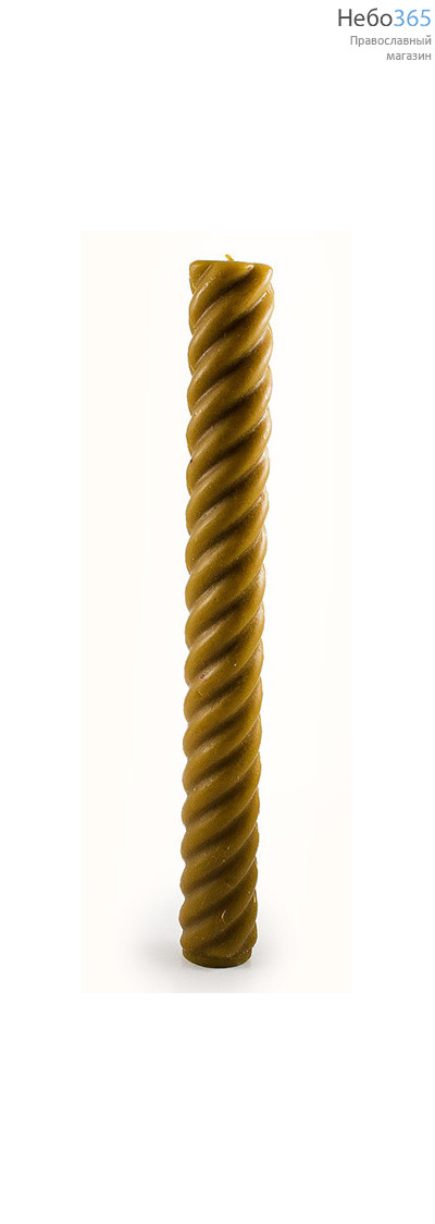  Свеча диаконская восковая витая длиной 40 см, СВВ 26, фото 1 