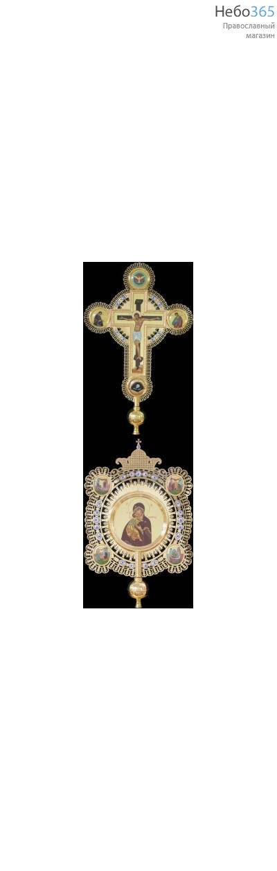  Крест-икона № 4 запрестольная выпиловка гравировка живопись золочение, фото 1 