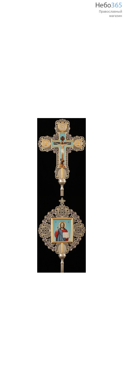  Крест-икона №50 запрестольная выпиловка гравировка фото на пластике комбинированная, фото 1 