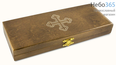  Копие НАБОР из 3 копий - большого С ГРАВИРОВКОЙ, среднего, малого, ручки - деревянные, чёрные, позолоченная фурнитура, в деревянной коробке, фото 3 