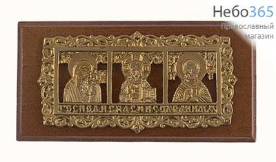  Икона на дереве  8х4, триптих, объемная, на липучке, фото 1 