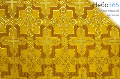  Шелк желтый "Православие" ширина 150 см, фото 1 