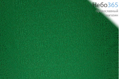  Шелк зеленый "Жаккардовый" ширина 150 см, фото 1 