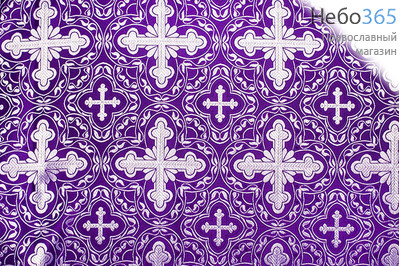  Шелк фиолетовый с серебром "Полоцк" ширина 150 см, фото 1 