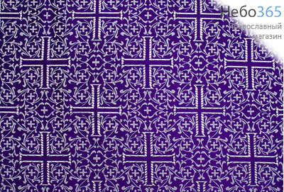  Шелк фиолетовый с серебром "Афон" ширина 150 см, фото 1 