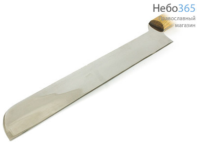  Нож для артоса одноручный, с лезвием из нержавеющей стали, длиной 48 см, в кожаном чехле, фото 2 