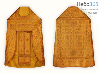  Облачение иерейское, желтое, 90/155 парча в ассортименте, фото 1 