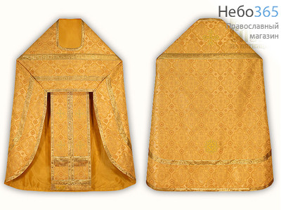  Облачение иерейское, желтое, 92/155 шелк в ассортименте, фото 1 