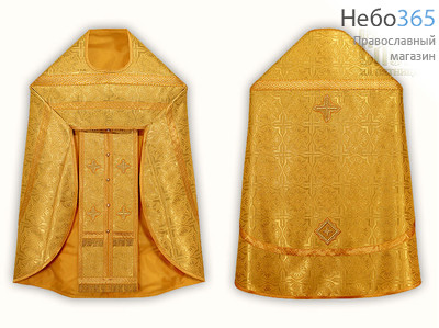  Облачение иерейское, желтое, 90/145 шелк в ассортименте, фото 1 