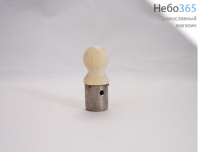  Нарезка для просфор, диаметр 23-25 мм , из нержавеющей пищевой стали, с деревянной ручкой, фото 1 
