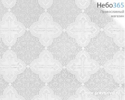  Шелк белый с серебром Коломенский ширина 150 с, фото 1 