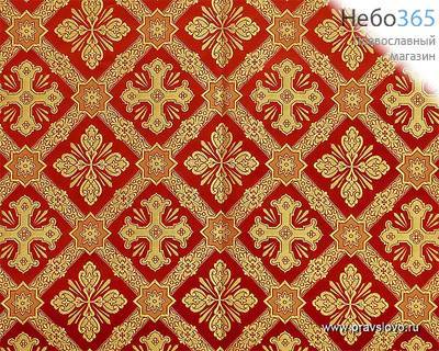  Шелк красный с золотом Канон ширина 150 см, фото 1 