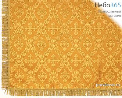  Облачение на жертвенник желтое, с пеленой, шелк в ассортименте, 80 х 80 х 100 см, фото 1 