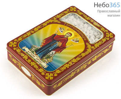  Ладан изготовлен в России по благословению Свято-Пантелеимонова монастыря, Афон 650 г, в подарочной упаковке, в жестяной коробке, 1070650,107165, фото 1 