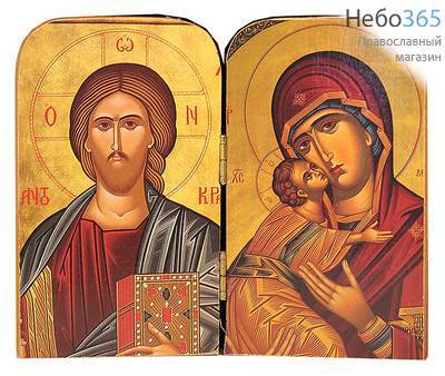  Складень деревянный (Нпл) A24 13х11, двойной, с наружной резьбой, фото 1 