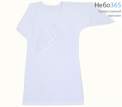  Крестильная рубашка, размер 40, хлопок, косая бейка, фото 1 
