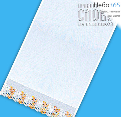  Рушник на икону, мережка, цветная вышивка в ассортименте, 120*35 см, фото 1 