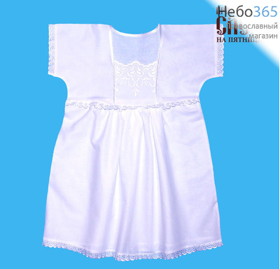  Крестильное платье "Светланка" на 3-4 года, цвет в ассортименте, хлопок, шитьё, фото 1 