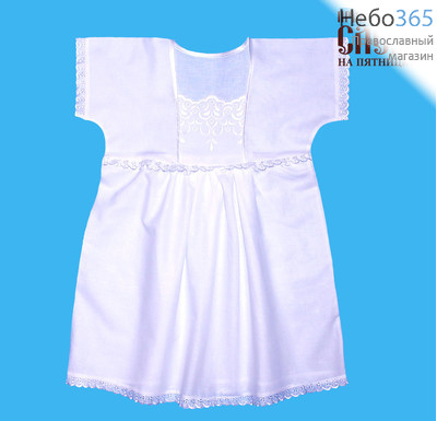  Крестильное платье "Светланка" на 1-1,5 года, цвет в ассортименте, хлопок, шитьё, фото 1 