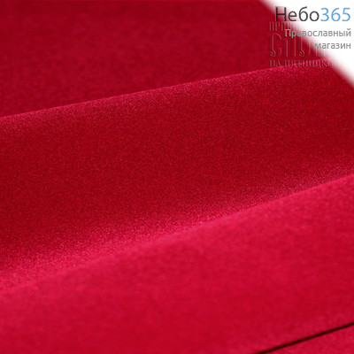 Замша красная, искусственная, ширина 150 см, фото 1 