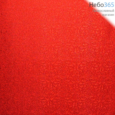  Парча красная Жаккардовая, ширина 150 с, фото 1 