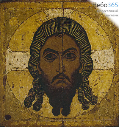  Икона на дереве 30х35-42, печать на холсте, копии старинных и современных икон Спас Нерукотворный, фото 1 
