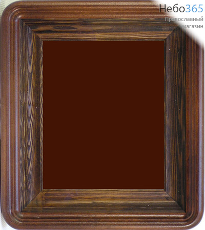  Киот деревянный для иконы 17х21х2,8 см, внутренняя рама без резьбы, "книжка" (арт.113005) (Кур), фото 1 