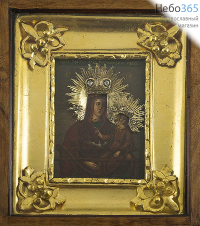  Умягчение злых сердец икона Божией Матери. Икона писаная 13х17, конец 19 века, фото 1 