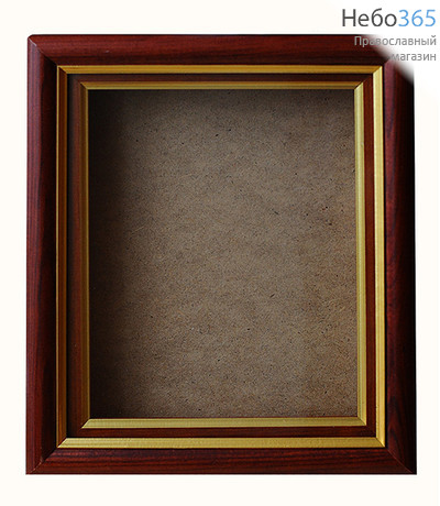  Киот деревянный для иконы 20х25х1,8 см, пенал, багет (Пл), фото 1 
