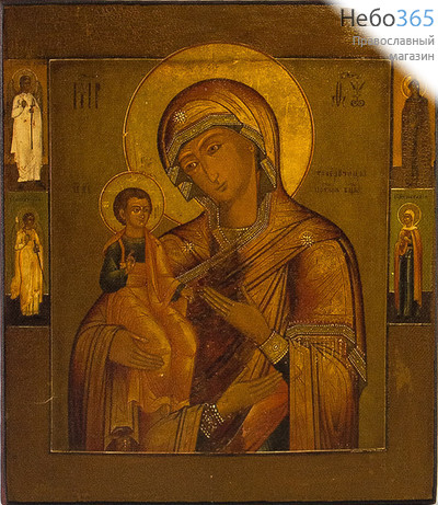  Икона на дереве (Су) 20х25, полиграфия, копии старинных и современных икон икона Божией Матери Троеручица (142), фото 1 