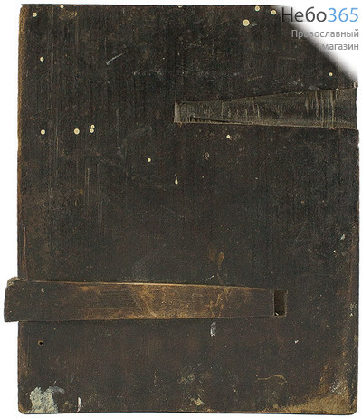  Знамение икона Божией Матери. Икона писаная (Кж) 25х30, цветной фон, с двойным ковчегом, 19 век, фото 2 