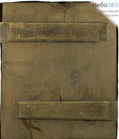  Господь Вседержитель. Икона писаная (Кж) 27х31, в ризе 19 века, новое письмо на старой доске, фото 4 