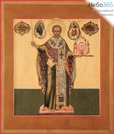 Фото: Николай чудотворец, архиепископ Мир Ликийских, святитель, икона  (код. 0053)