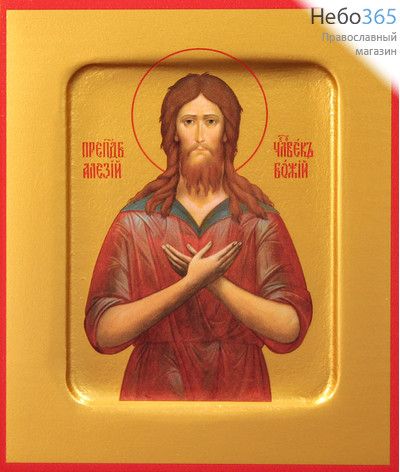 Фото: Алексий, человек  Божий преподобный, икона  (арт.836)