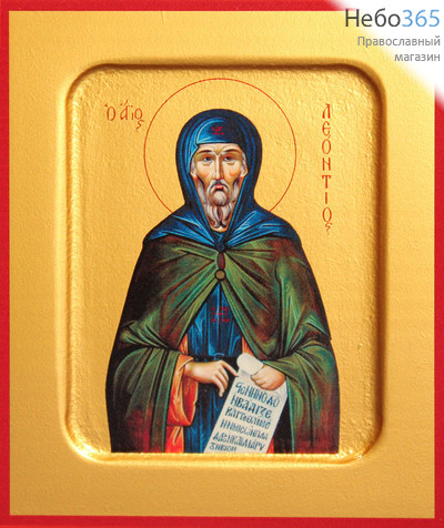 Фото: Леонтий преподобный, икона (арт.821)