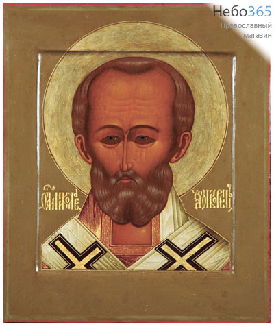 Фото: Николай чудотворец, архиепископ Мир Ликийских, святитель, икона  (код. 0005)