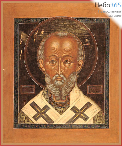 Фото: Николай чудотворец, архиепископ Мир Ликийских, святитель, икона  (код. 0083)