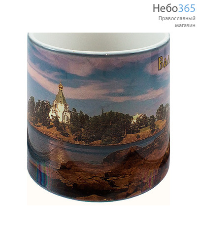  Чашка керамическая малая, с цветной сублимацией, объемом 180 мл, в картонной коробке, в ассортименте Валаамский монастырь, фото 1 