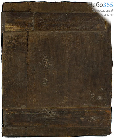  Коронование Богородицы. Икона писаная (Кж) 30х37, в медной посеребренной ризе 19 века, новое письмо на старой доске, фото 3 