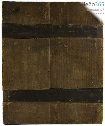  Гурий, Самон и Авив, мученики. Икона писаная (Фр) 33х39, золотой фон, без ковчега, 19 век, фото 3 