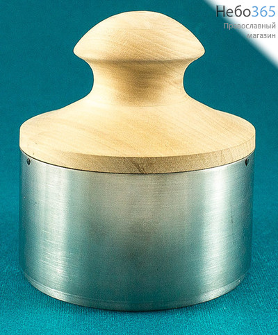  Нарезка для просфор, диаметр100 мм , из нержавеющей пищевой стали, с деревянной ручкой, фото 1 