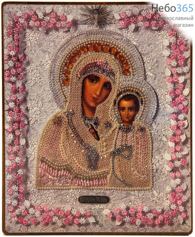  Икона на дереве (КиД 3) 8-12х14-16, покрытая лаком Божией Матери Казанская (№117), фото 1 