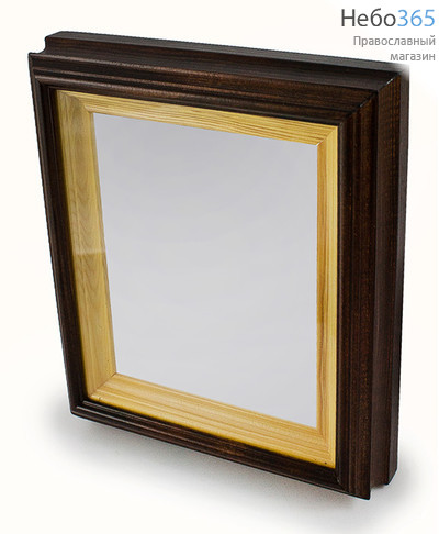  Киот-рамка деревянный для иконы 10х12х1,5 см (арт.115008) (Кур), фото 2 