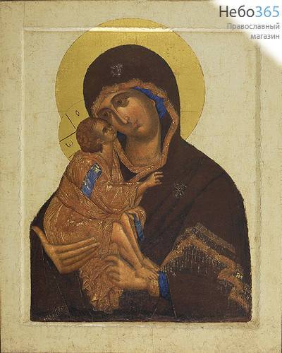  Икона на дереве 18х14, Божией Матери Донская, печать на левкасе, золочение (БД-11), фото 1 