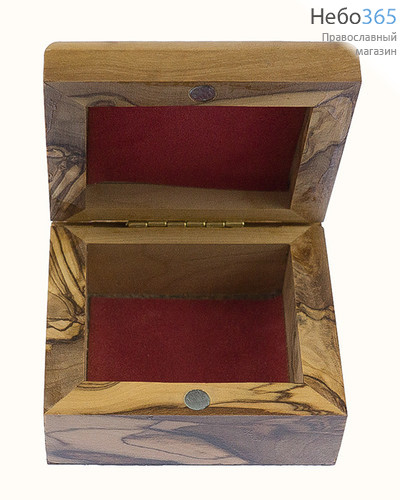  Шкатулка деревянная для хранения святынь, из оливы, 6 х 7 см, фото 2 