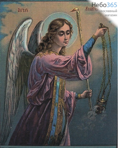  Икона на дереве 10х17,12х17 см, полиграфия, копии старинных и современных икон (Су) Ангел молитвы, фото 1 